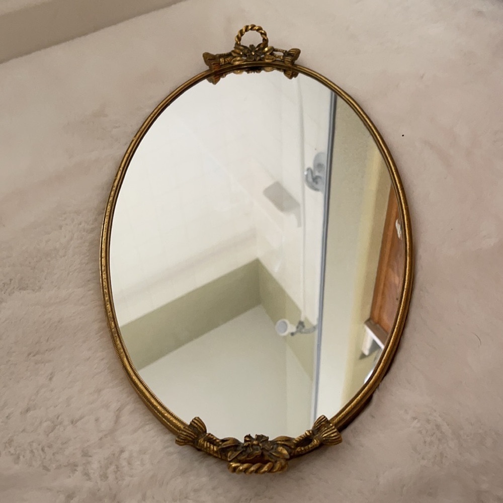 Stylebuilt Vanity Mirror Mid Century 60’s 24k Gold Plate